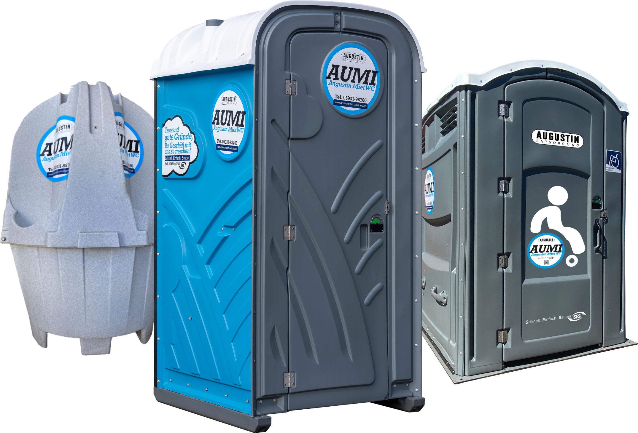 AUMI - Mobile Toiletten von Augustin Entsorgung